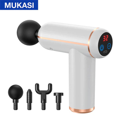 MUKASI Portable Massage Gun - Deep Tissue Percussion Massager for Ultimate Muscle Relaxation and Pain Relief