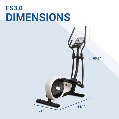 Transform Your Workout with the Fitness FS3.0 Elliptical Machine - Ergonomic Stride for Maximum Comfort!