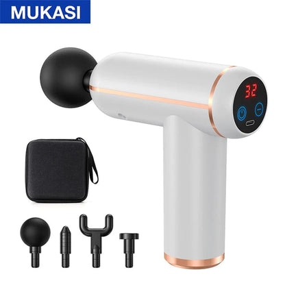 MUKASI Portable Massage Gun - Deep Tissue Percussion Massager for Ultimate Muscle Relaxation and Pain Relief