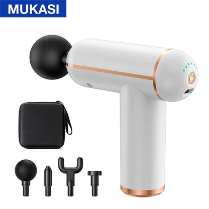 MUKASI Portable Massage Gun - Deep Tissue Percussion Massager for Ultimate Muscle Relaxation and Pain Relief