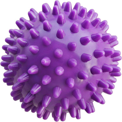 Deep Tissue Massage Balls - Spiky Foot Roller for Plantar Fasciitis and Myofascial Release Therapy, Blue (Set of 2)