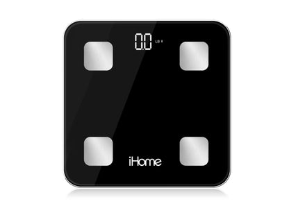 Smart Bluetooth Digital Bathroom Scale - Accurate Body Weight & BMI Measurement up to 397 Lbs, Sleek Black Design