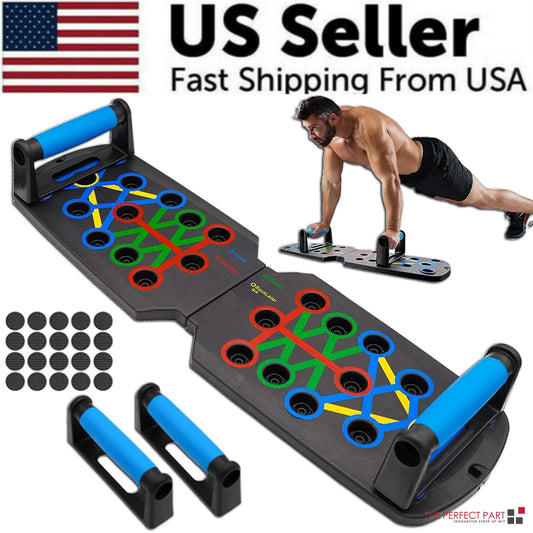 28-in-1 Push-Up Rack Board System for Comprehensive Home Fitness Training