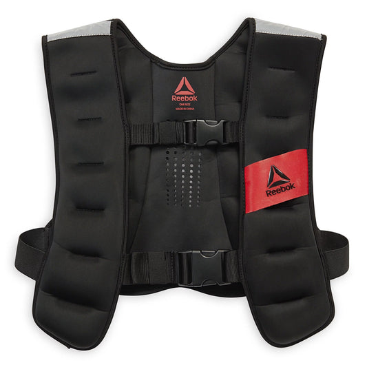 Sleek Black Adjustable Weighted Vest (12-20 lbs) 