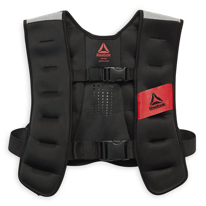 Sleek Black Adjustable Weighted Vest (12-20 lbs) 