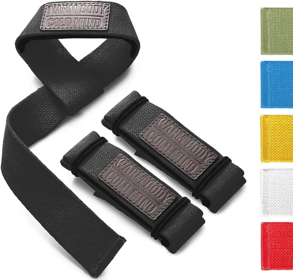 Lasso Lifting Wrist Straps - Heavy-Duty 770 LB Support for Cross Training, Olympic Weightlifting, and Powerlifting - Durable Cotton Hand Wraps for Deadlifts and Bodybuilding