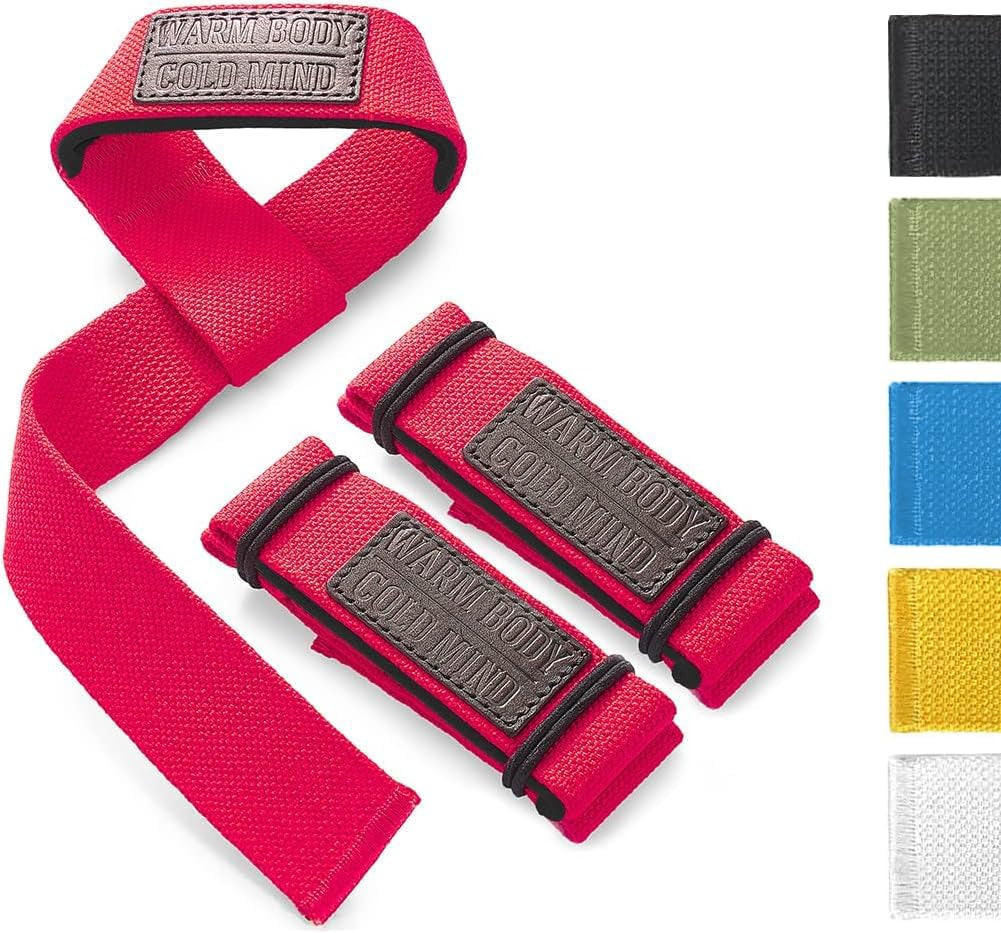 Lasso Lifting Wrist Straps - Heavy-Duty 770 LB Support for Cross Training, Olympic Weightlifting, and Powerlifting - Durable Cotton Hand Wraps for Deadlifts and Bodybuilding