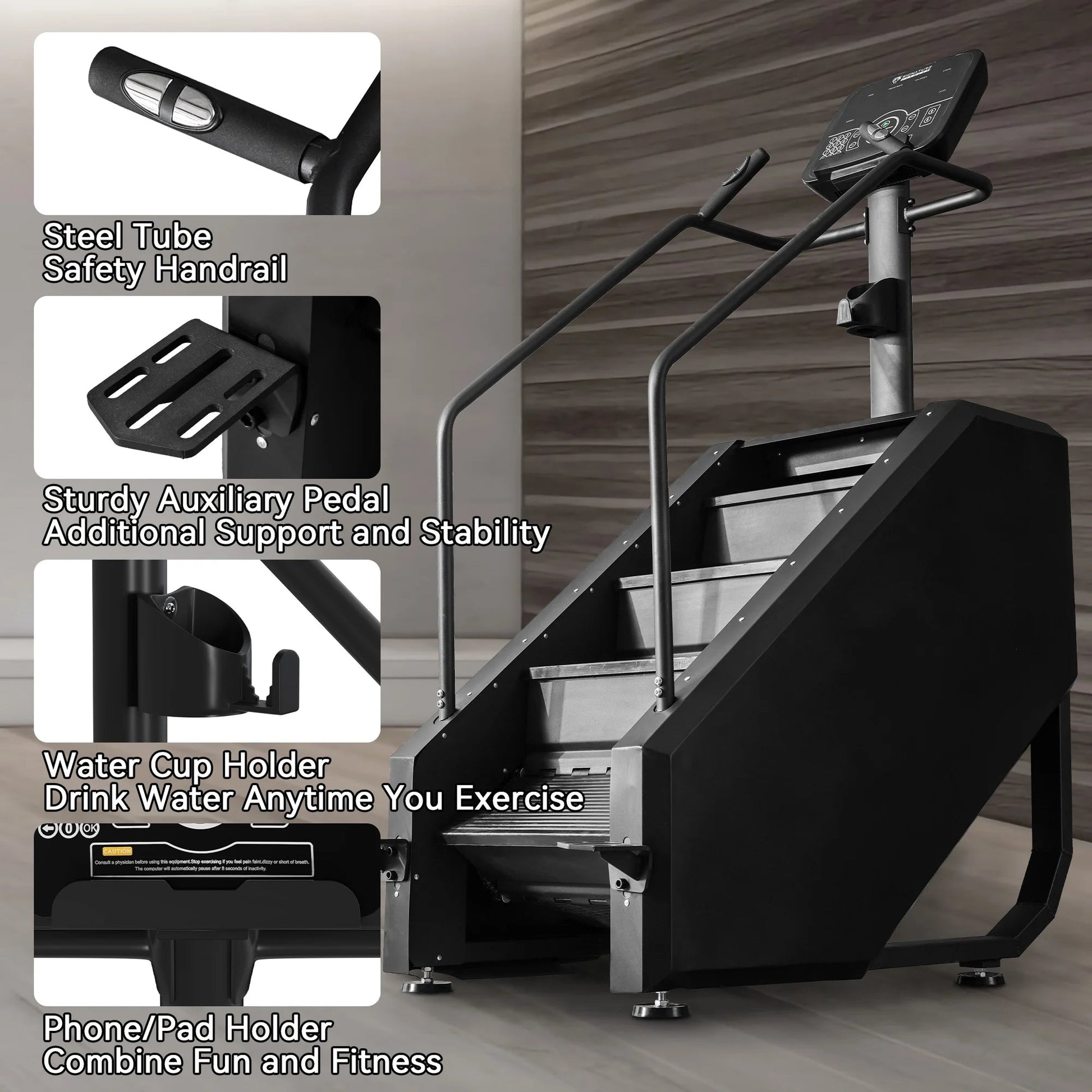 Commercial Grade Stair Climber - Ultimate Cardio & Lower Body Workout Machine