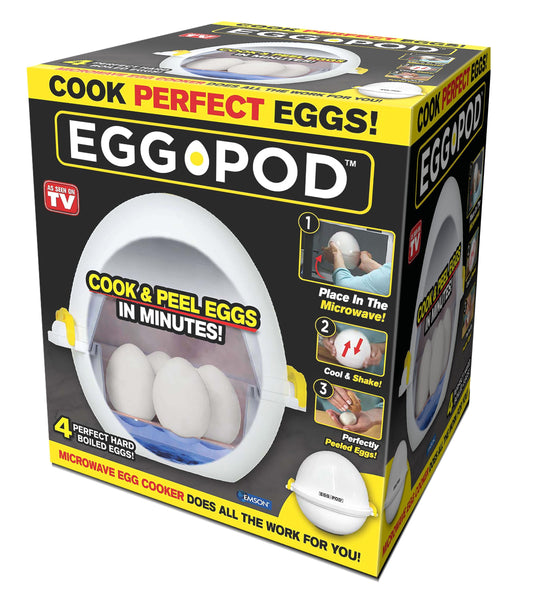 Microwave Egg Cooker Hard Boiled Egg Maker Cooker Steamer Fits 4 Eggs Vegetables