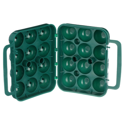 Durable One Dozen Egg Carrier - Secure Plastic Food Storage Containers