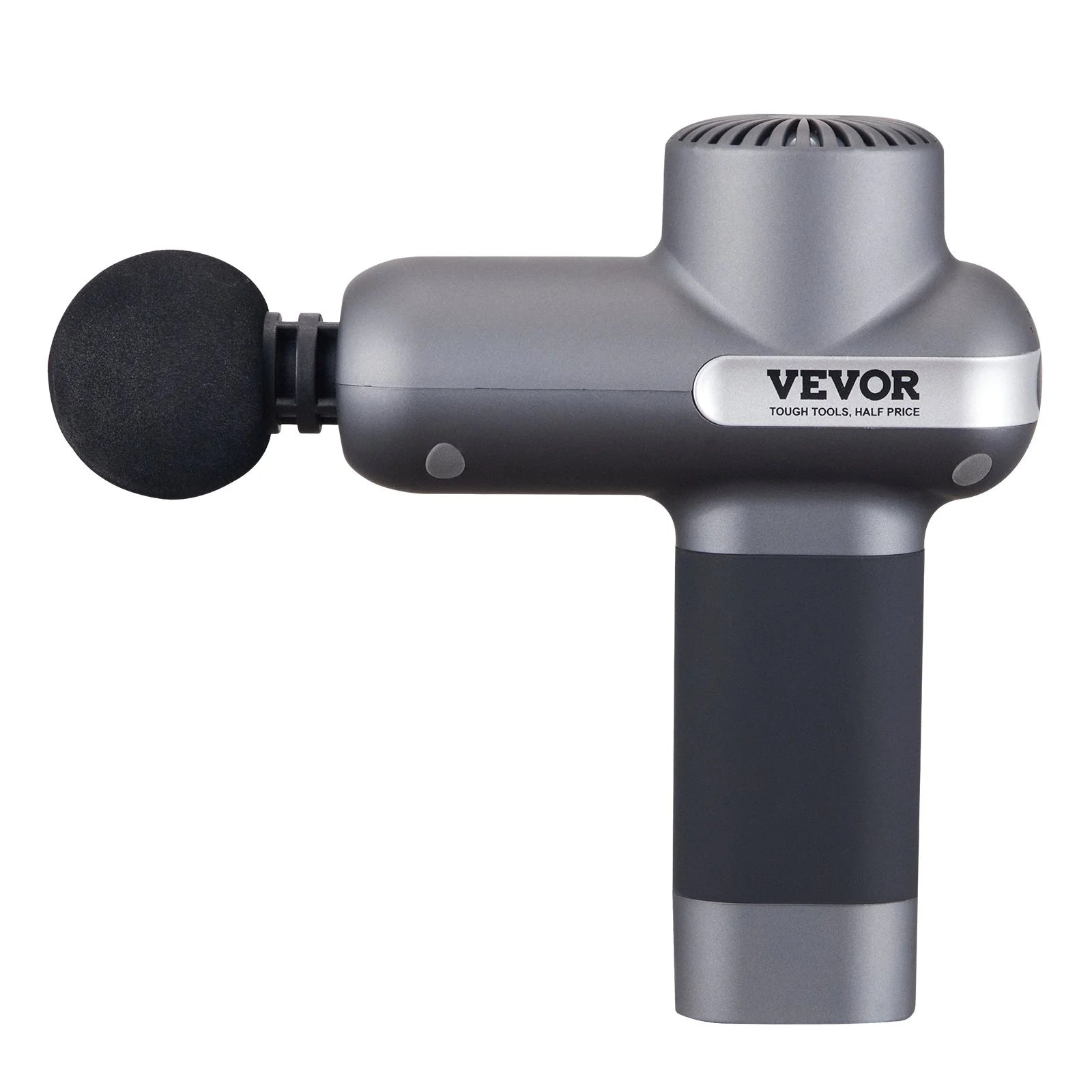 VEVOR Deep Tissue Massage Gun - Powerful Percussion Massager with 5 Speed Levels & 6 Attachments for Ultimate Pain Relief and Muscle Relaxation