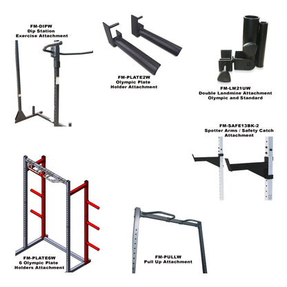 Ultimate Blue Power Squat Rack for Strength Training