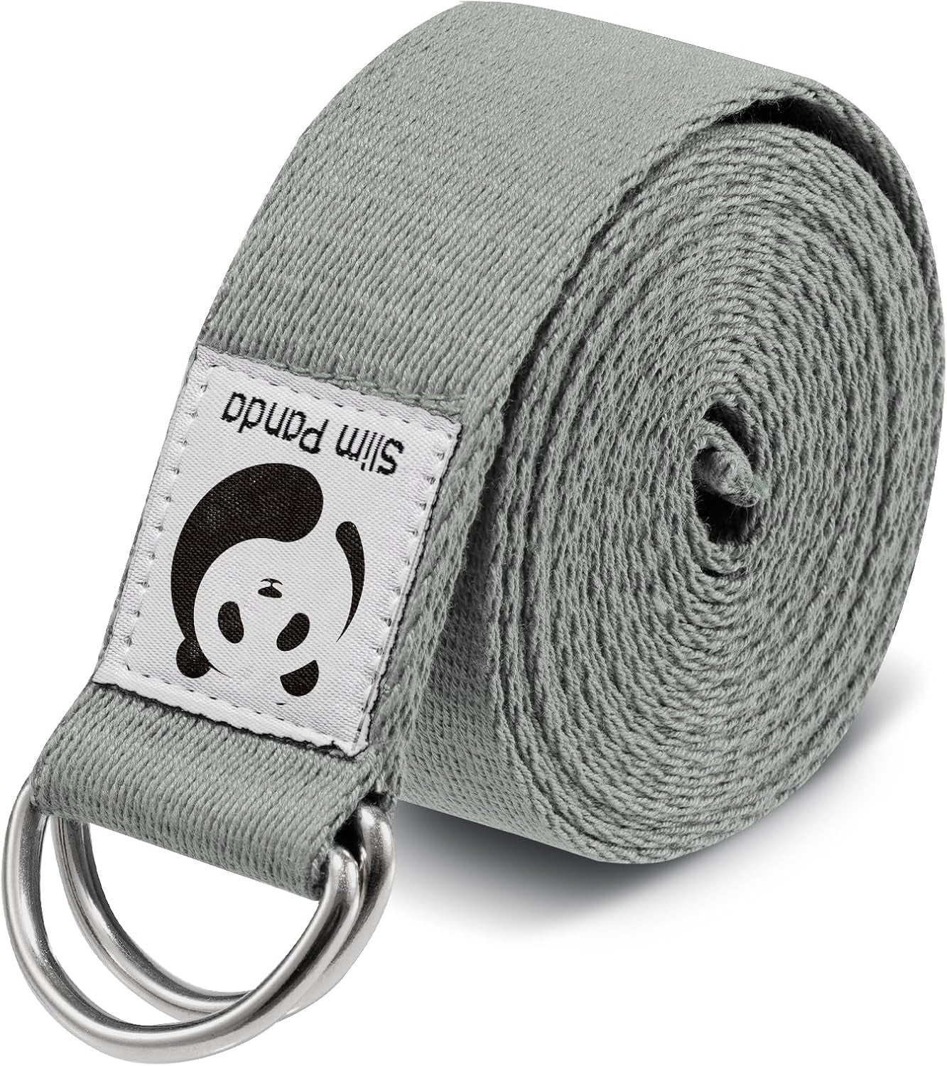 Yoga Strap for Stretching - Adjustable Cotton Yoga Belt (6ft/8ft) with D-Ring Buckle, Available in 10+ Colors for Fitness, Yoga, Pilates, and Physical Therapy to Enhance Flexibility