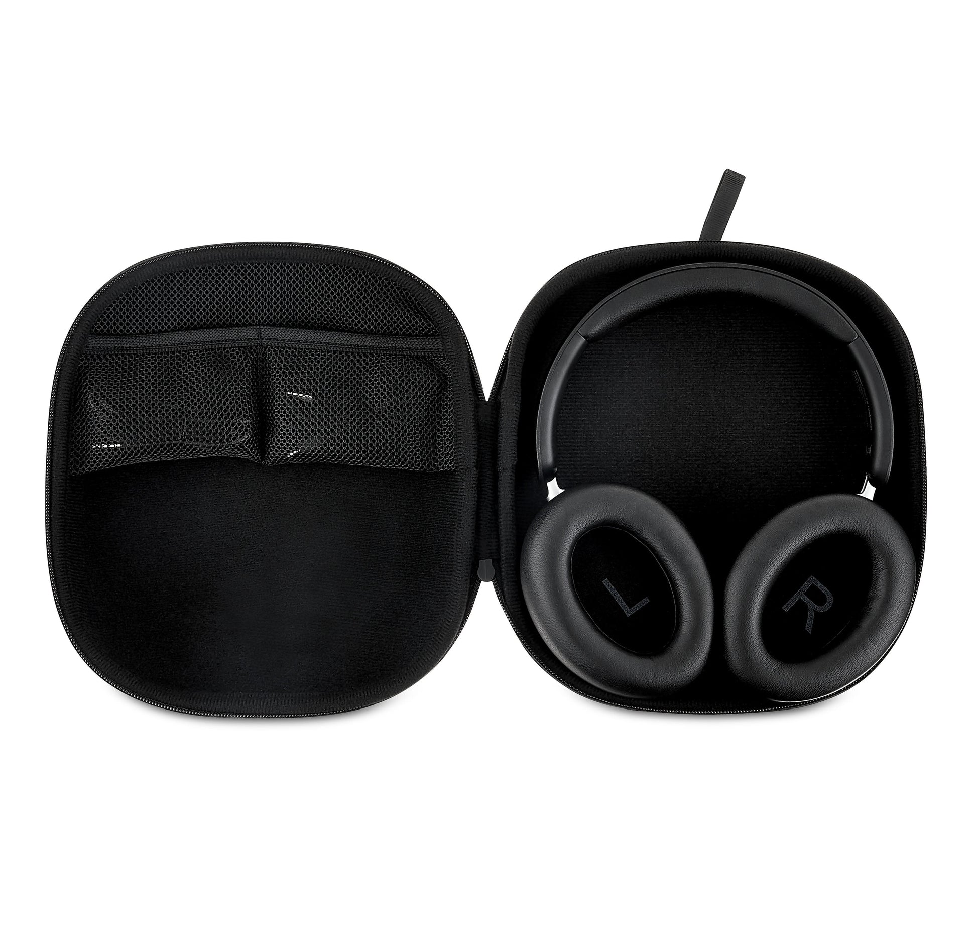 Premium Black Wireless Over-Ear Headphones with Advanced Active Noise Cancellation