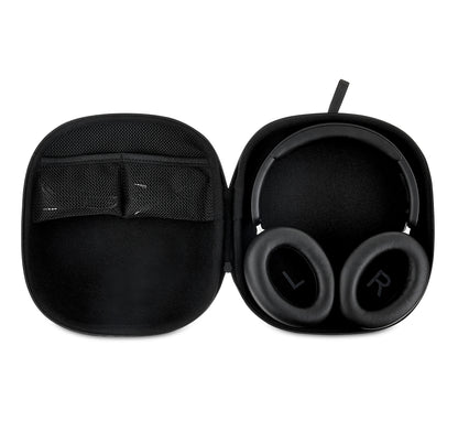 Premium Black Wireless Over-Ear Headphones with Advanced Active Noise Cancellation